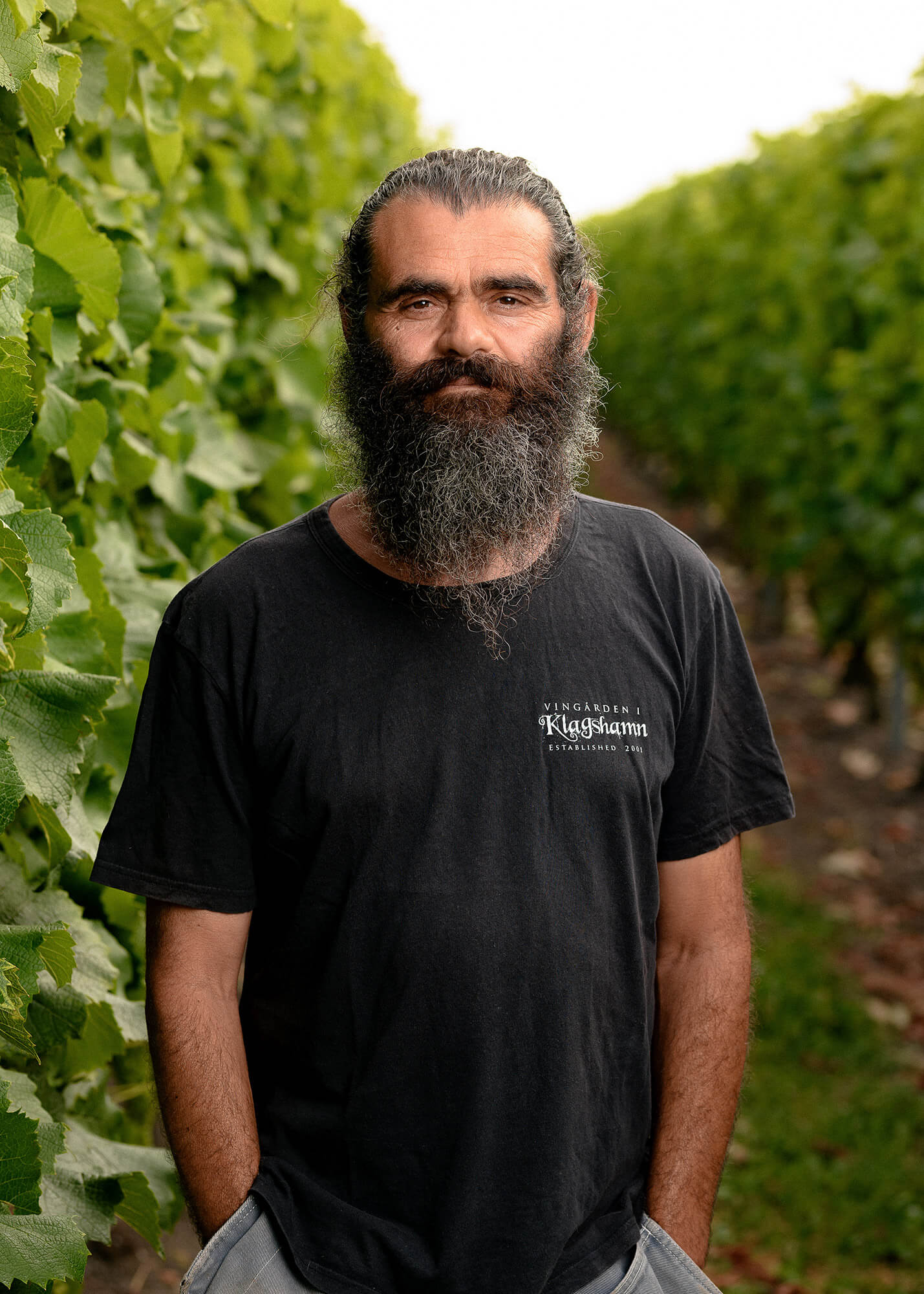 Portrait of Klagshamn vineyard owner